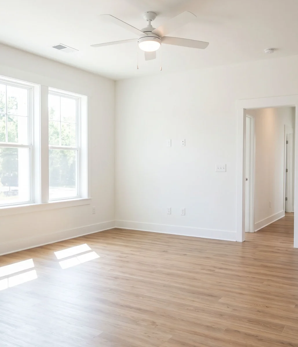 A well-kept single-family rental home in the Greater Baton Rouge area with a tidy lawn and inviting front porch